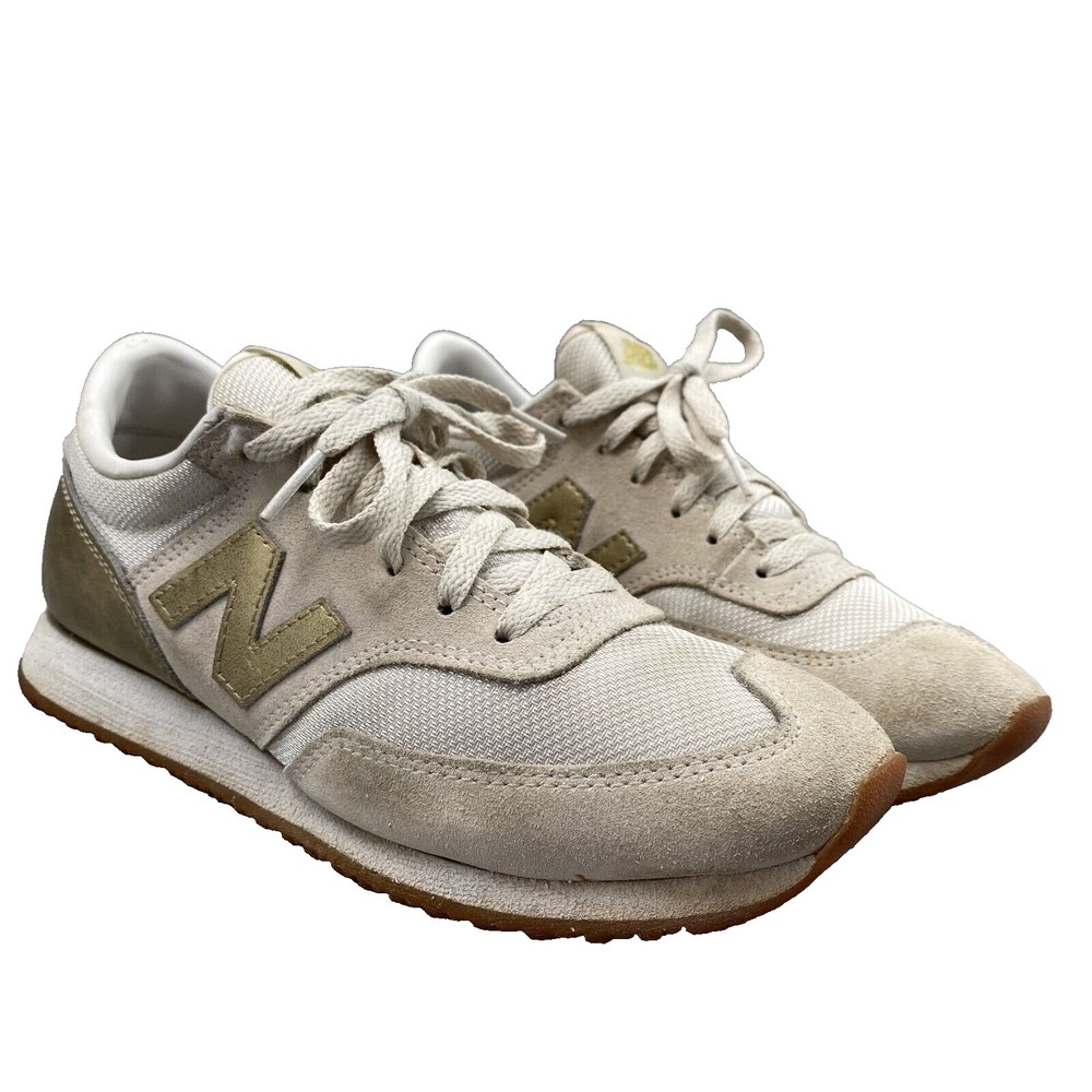 New Balance 620 V2 J.Crew Shoes Women's 7 Gold Trainer Preppy Travel Academia‎